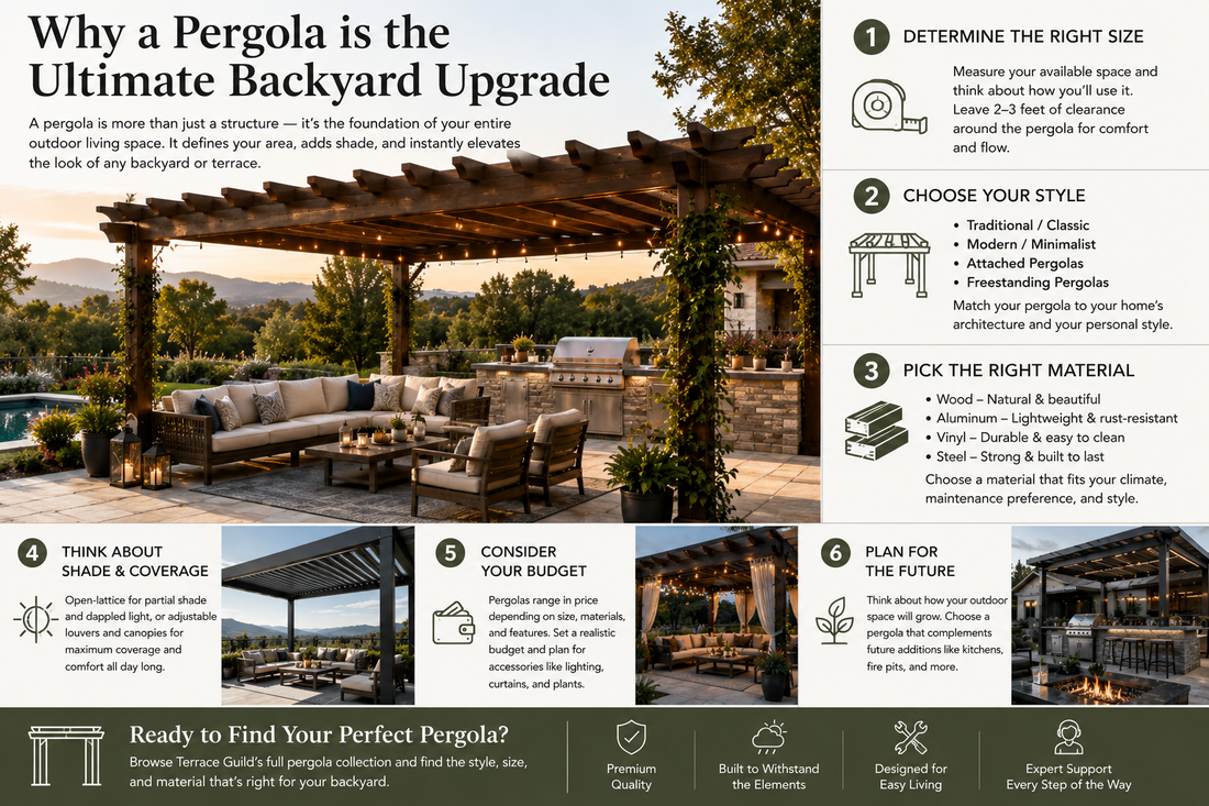 How to Choose the Right Pergola for Your Backyard
