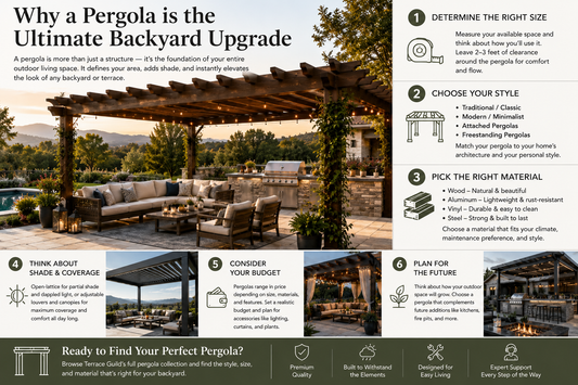How to Choose the Right Pergola for Your Backyard